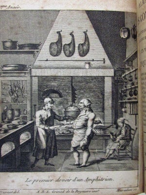 Almanach des gourmand, servant de guide dans les moyens de faire excellente chère. Par un vieil amateur. Cinquième année. Contenant un grand nombre d'Articles de Morale de Politesse et d'Hygiène gourmandes, plusieurs Recettes gourmandes inédites et curieuses; un petit Traité des Diners par Coeur, du Savoir-vivre et des Offres-réelles...