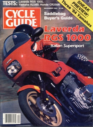 Item #23856 Cycle Guide December 1983. Paul Dean, ed