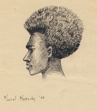 Original Drawing of a Native of the Fiji Islands.