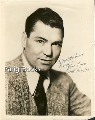 Item #24030 Signed and Inscribed Photograph. Jack Dempsey