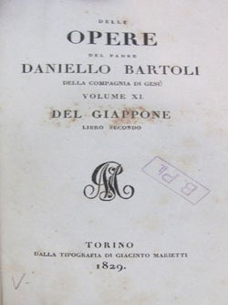 Delle opere del padre Daniello Bartoli della Compagnia di Gesù volume XI. Del Giappone. Libro secondo.