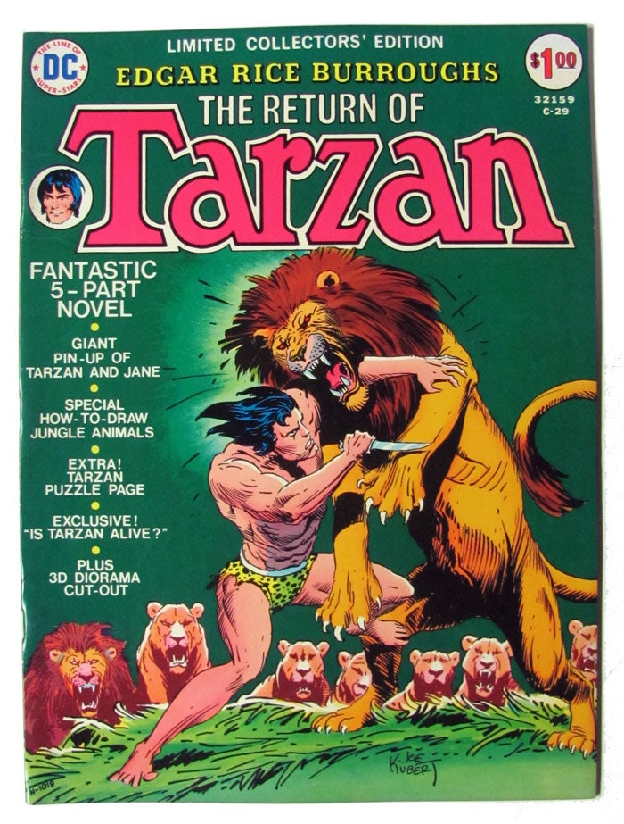 Item #24477 Limited Collectors' Edition C-29. (The Return of Tarzan). Edgar Rice Burroughs, Joe Kubert.