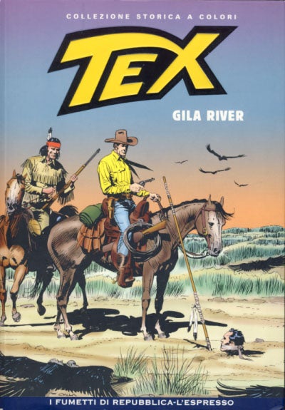 Item #24560 Tex Collezione Storica a Colori #65 - Gila River. Gianluigi Bonelli, Aurelio Galleppini, Giovanni Ticci, Virgilio Muzzi.