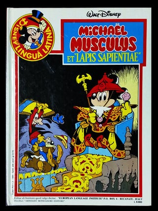 Item #24575 Michael Musculus et "lapis sapientiae" (Topolino e la pietra della saggezza). Massimo...