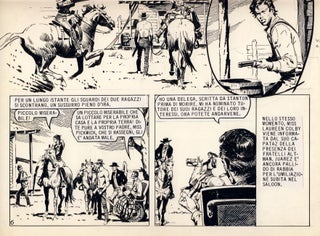 Miguel Angel Repetto El Cobra: Tres Hijos del Diablo Page 6 Original Comic Art.