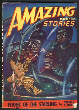 Item #24878 Amazing Stories January 1948. Raymond Palmer, ed