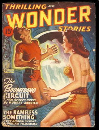 Item #24907 The Boomerang Circuit in Thrilling Wonder Stories June 1947. Murray Leinster