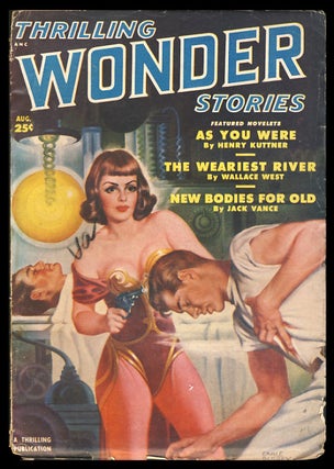 Item #24912 Thrilling Wonder Stories August 1950. Sam Merwin, ed, Jr