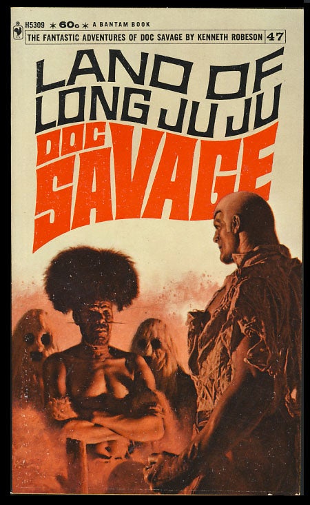 Item #24954 Land of Long Juju - A Doc Savage Adventure. Kenneth Robeson, Laurence Donovan.
