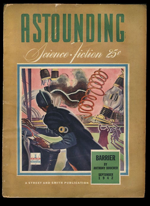 Item #24970 Astounding Science Fiction September 1942. John W. Campbell, ed, Jr.