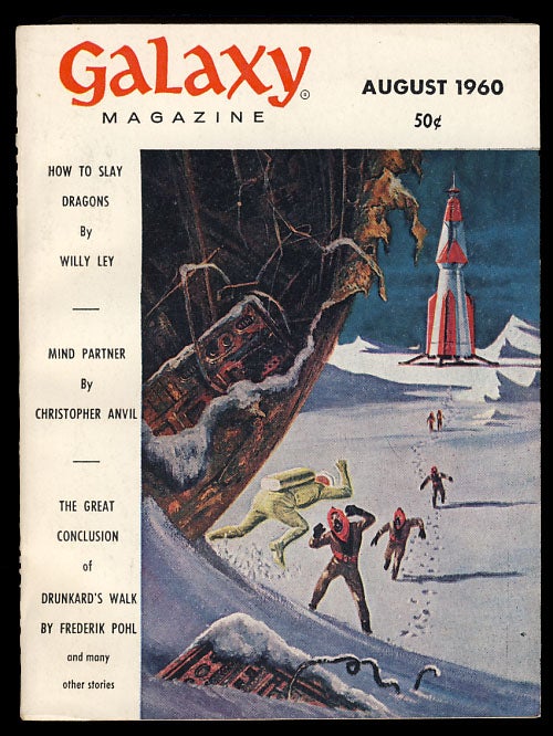 Item #25165 Galaxy Magazine August 1960. H. L. Gold, ed.