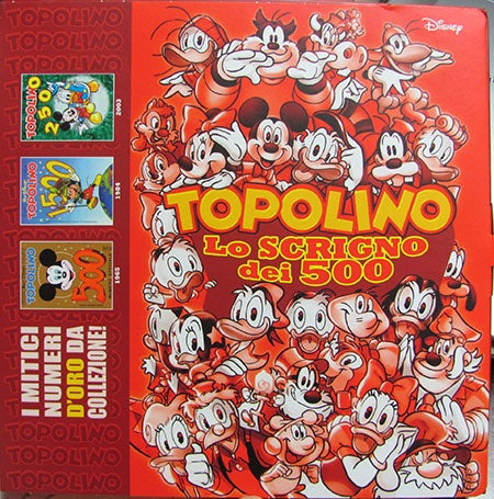 Item #25257 Topolino - Lo scrigno dei 500. (Italian Mickey Mouse Magazine Collector's Edition). Giorgio Cavazzano, Romano Scarpa.