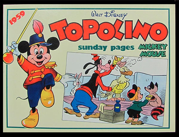 Item #25351 Mickey Mouse 1959 Sunday Pages. (Italian Edition). Bill Walsh, Manuel Gonzales.