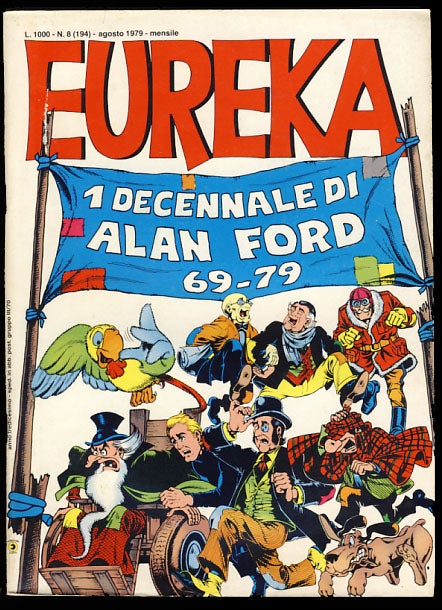 Item #25354 Eureka Agosto 1979. Max Bunker, ed, Luciano Secchi.