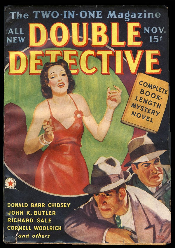 Item #25724 Double Detective November 1938. Cornell Woolrich.