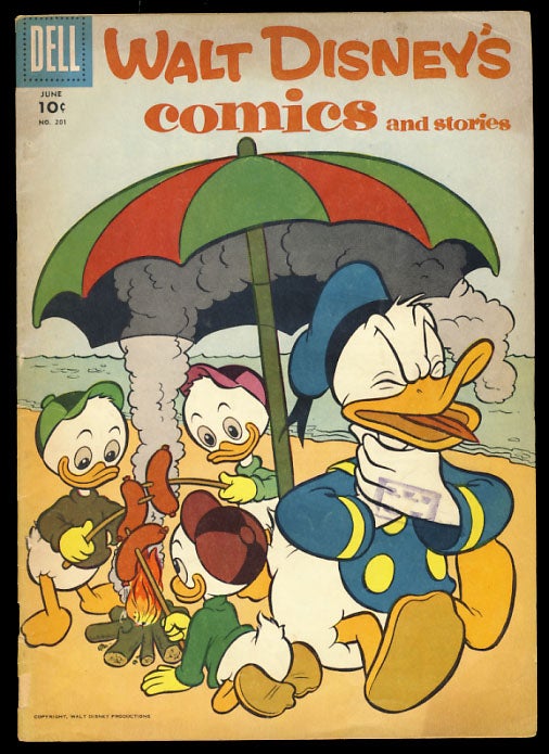Item #25943 Walt Disney's Comics and Stories #201. Carl Barks.