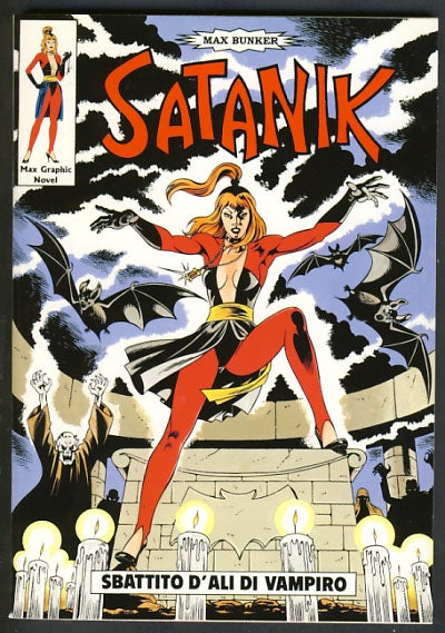 Item #25951 Satanik: sbattito d'ali di vampiro. Max Bunker, Dario Perucca, Luciano Secchi.