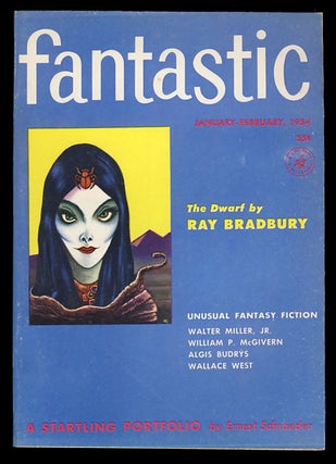 Item #26054 The Dwarf in Fantastic January-February 1954. Ray Bradbury