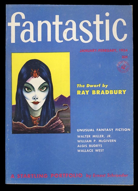 Item #26054 The Dwarf in Fantastic January-February 1954. Ray Bradbury.
