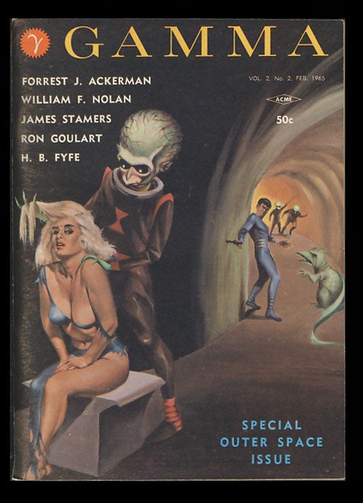 Item #26536 Hans Off in Free Pfall to the Moon in Gamma Vol. 2 No. 2, 1964. Edgar Allan Poe.