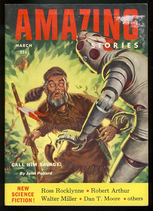 Item #26587 Amazing Stories March 1954. Howard Browne, ed.