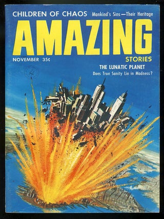 Item #26590 Amazing Stories November 1957. Paul W. Fairman, ed