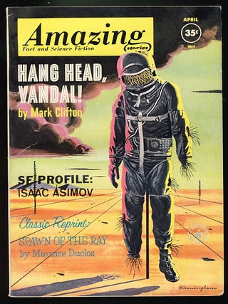 Item #26594 Amazing Stories April 1962. Cele Goldsmith, ed