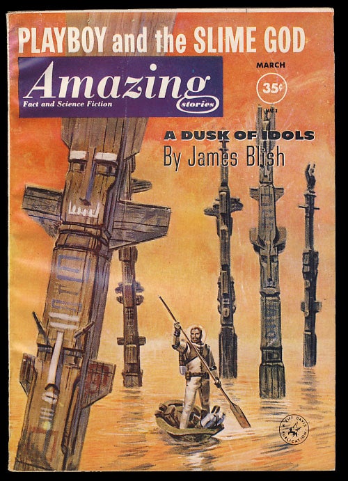 Item #26603 Amazing Stories March 1961. Cele Goldsmith, ed.