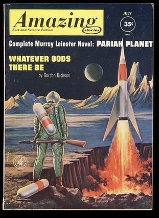 Item #26606 Pariah Planet in Amazing Stories July 1961. Murray Leinster