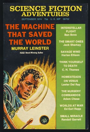 Item #26688 The Machine That Saved the World in Science Fiction Adventures September 1974. Murray...