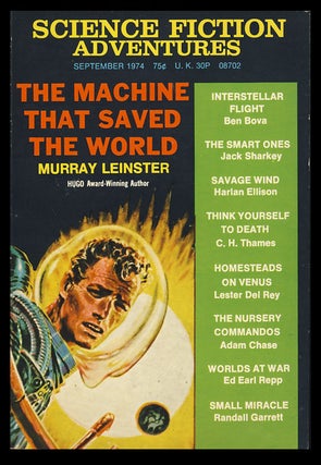 Item #26689 The Machine That Saved the World in Science Fiction Adventures September 1974. Murray...