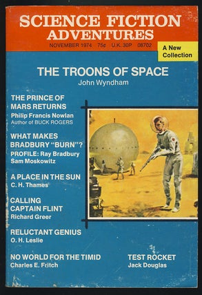 Item #26690 The Troons of Space in Science Fiction Adventures November 1974. John Wyndham