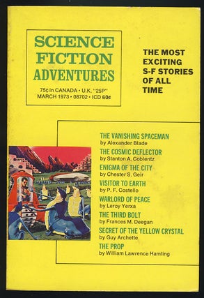 Item #26691 Science Fiction Adventures March 1973. Sol Cohen, ed