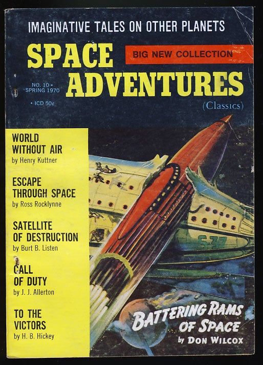 Item #26696 Space Adventures (Classics) Spring 1970. Sol Cohen, ed.