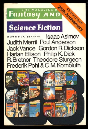 Item #26697 The Magazine of Fantasy & Science Fiction October 1974. Edward L. Ferman, ed