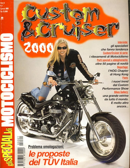 Item #26716 Gli speciali di Motociclismo Gennaio 2000 - Custom & Cruiser. Luigi Bianchi, ed.