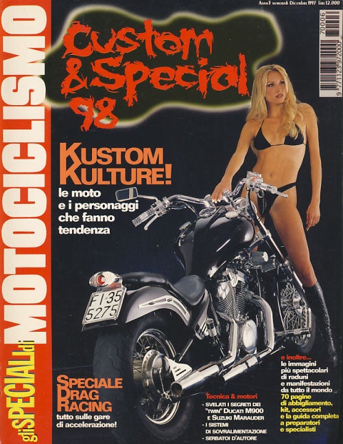 Item #26717 Gli speciali di Motociclismo Dicembre 1997 - Custom & Special 98. Luigi Bianchi, ed.