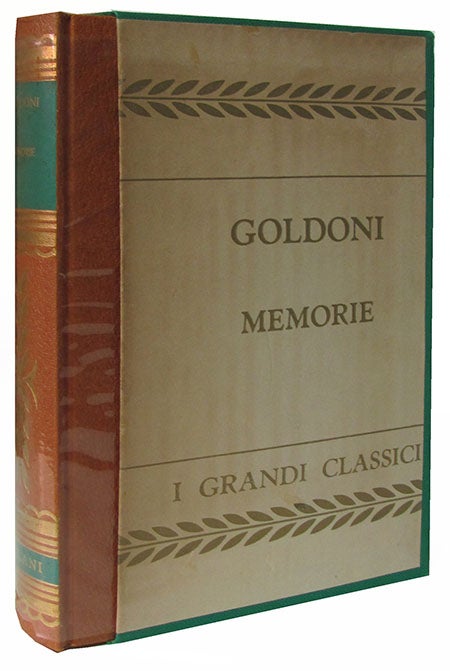 Item #26733 Memorie. Carlo Goldoni.