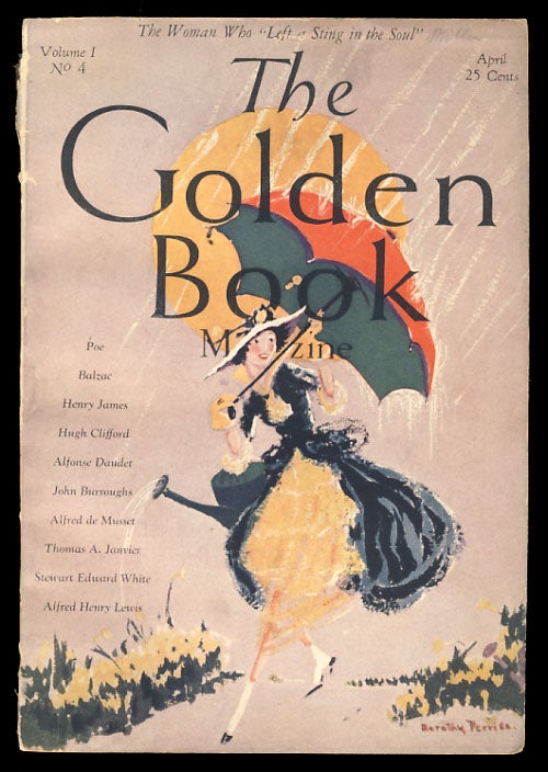 Item #26776 The Purloined Letter in The Golden Book Magazine April 1925. Edgar Allan Poe.
