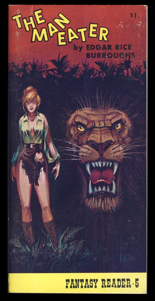 Item #26852 The Man Eater (Ben, King of Beasts). Edgar Rice Burroughs.