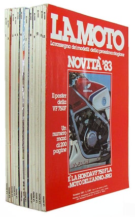 Item #26874 La Moto 1983 Complete Run. Renato Circi, ed