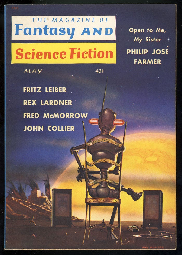 Item #27124 Open to Me, My Sister in The Magazine of Fantasy and Science Fiction May 1960. Philip José Farmer.