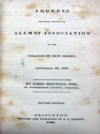 Collection of Eight 19th Century Pamphlets Bound in One Volume.