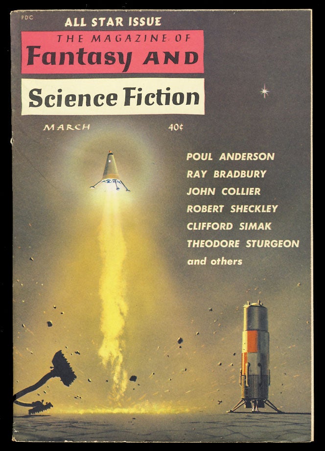 Item #27317 All the Traps of Earth in The Magazine of Fantasy and Science Fiction March 1960. Clifford D. Simak.