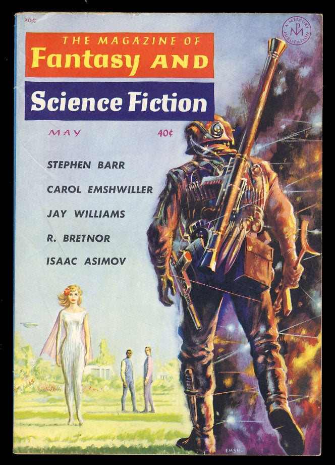 Item #27318 The Magazine of Fantasy and Science Fiction May 1961. Robert P. Mills, ed.