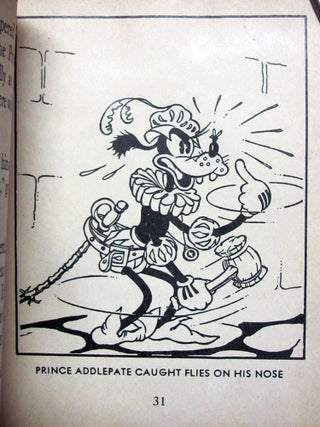 Mickey Mouse in "Ye Olden Days" with "Pop-Up Picture". (The Midget Pop-Up Book).