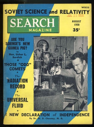 Item #27353 Search Magazine August 1958. Raymond Palmer, ed