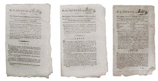 An Interesting Small Archive of French Revolutionary Era Newspapers.