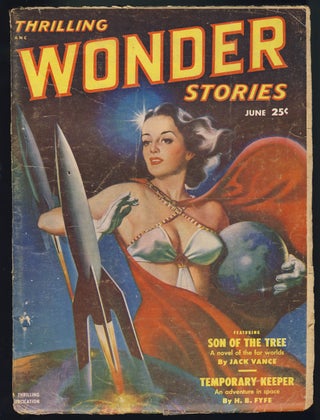 Item #27442 Son of the Tree in Thrilling Wonder Stories June 1951. Jack Vance