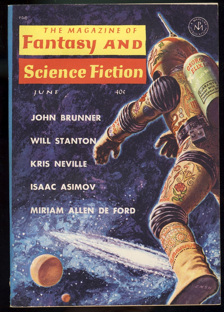 Item #27460 The Magazine of Fantasy and Science Fiction June 1962. Robert P. Mills, ed.